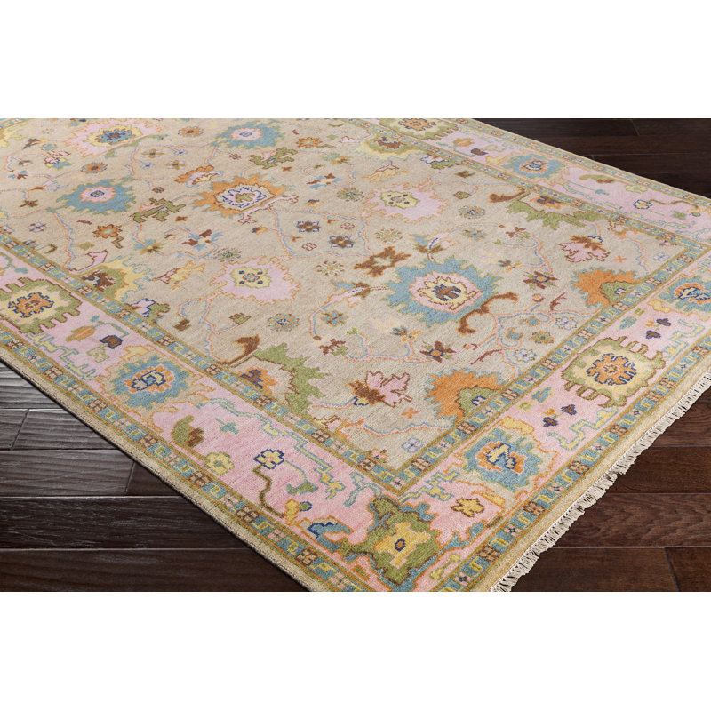 Hillcrest Wool Oriental Area Rug, Rectangle 2' x 3'