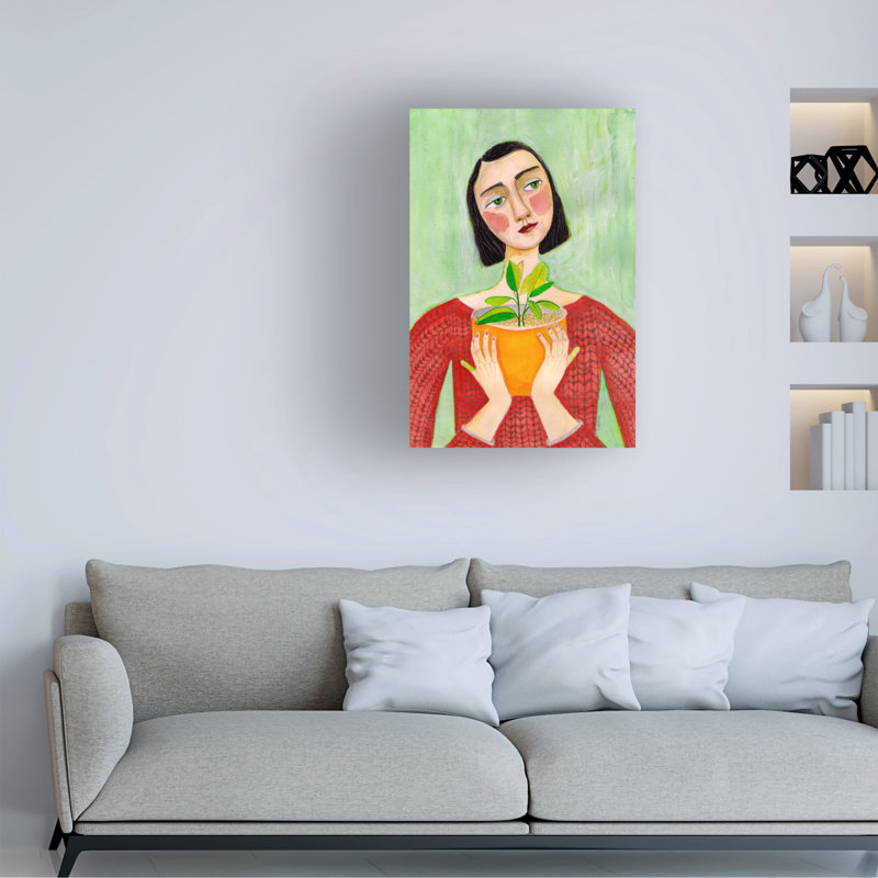 «Plant Mum» sur toile