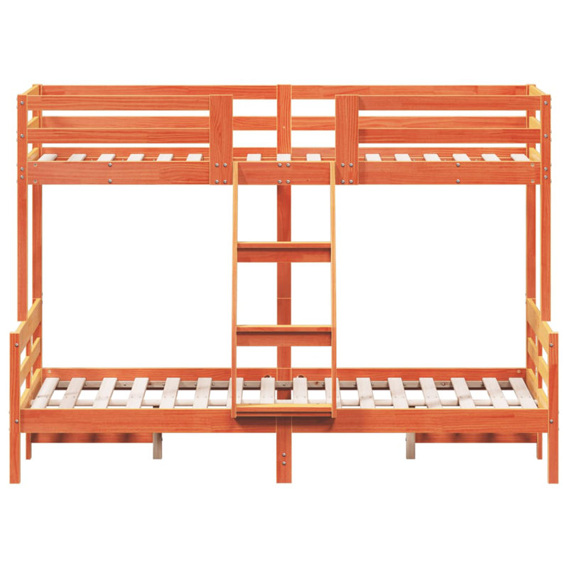 Broadcommon Solid Wood Bed, DE Size - 120 x 200 cm
