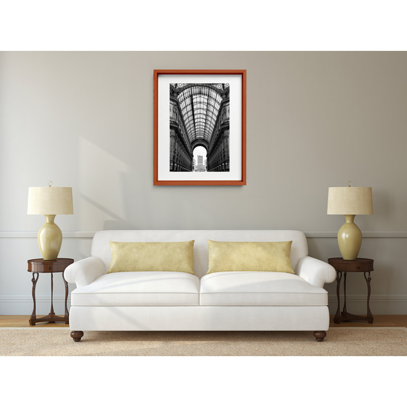 Martini Bianco Print by Joseph Regan, 16" H x 14" W x 0.75" D, Cherry