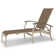 Askar Outdoor Rust-Resistant Metal Chaise Lounge