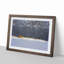 Eibsee Lake in Germany in Abstract - Picture Frame Graphic Art Print-55725656-55725658