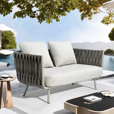 Misch 64.17'' Wide Rectangle Loveseat with Cushions