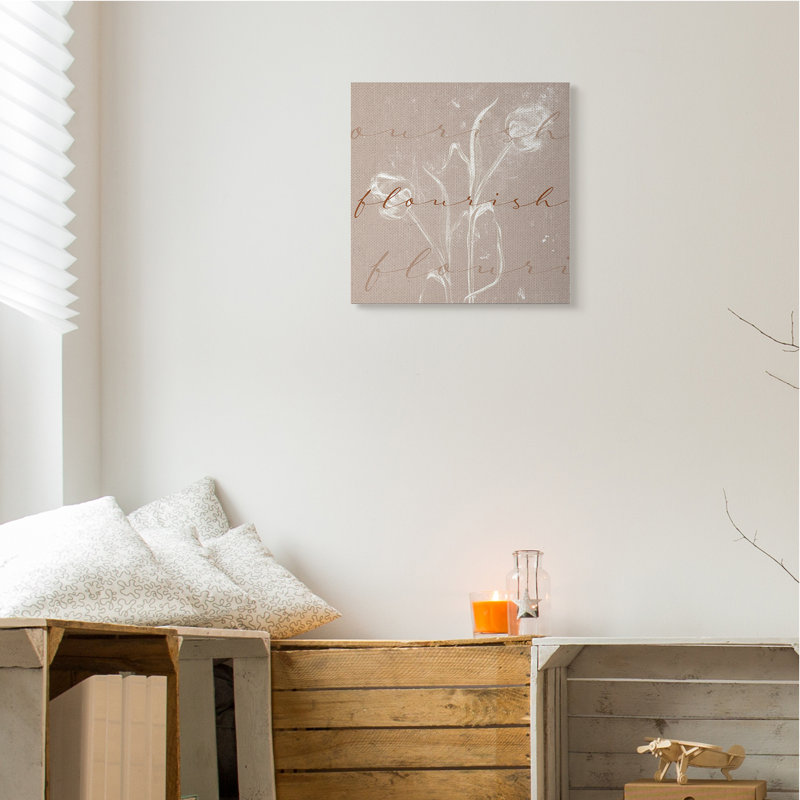 Nature morte avec tulipe rétro, Toile tendue, H 17 po x l 17 po