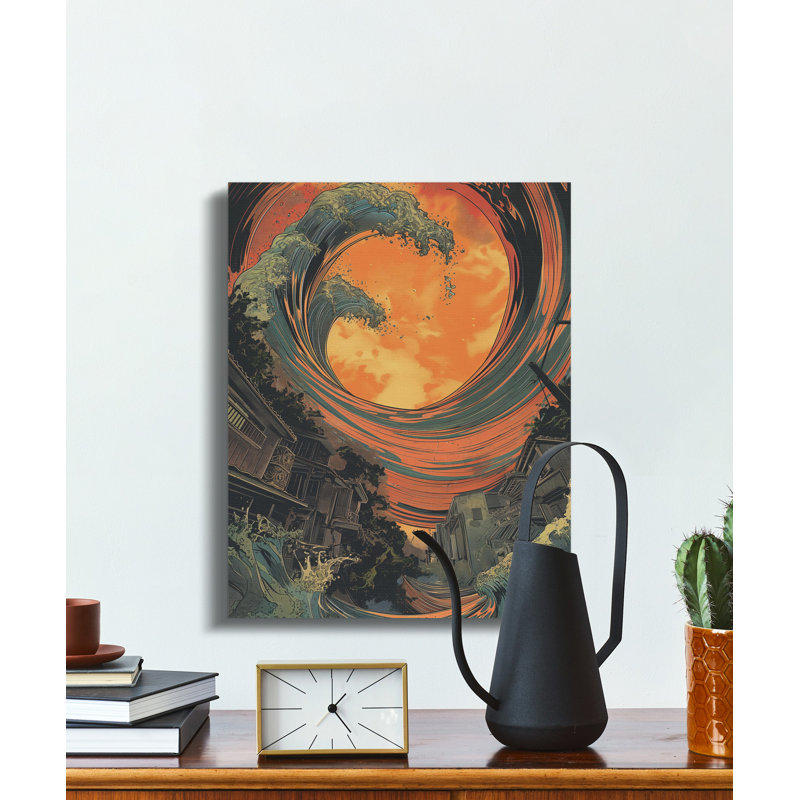 1 Piece Wrapped Canvas Wall Art Set, 91.44 cm H x 30.48 cm W