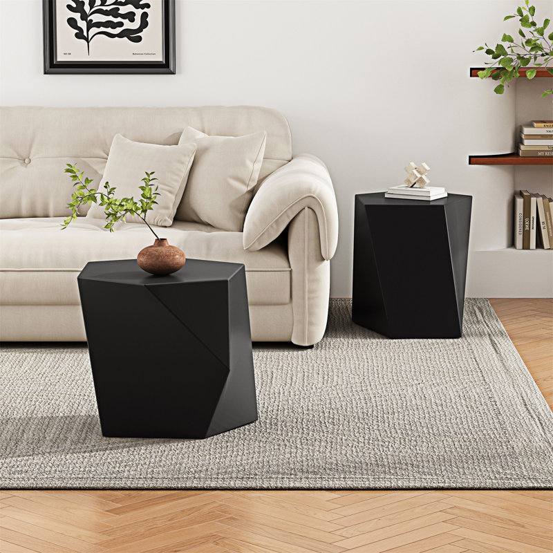 Ensemble de tables basses, Noir