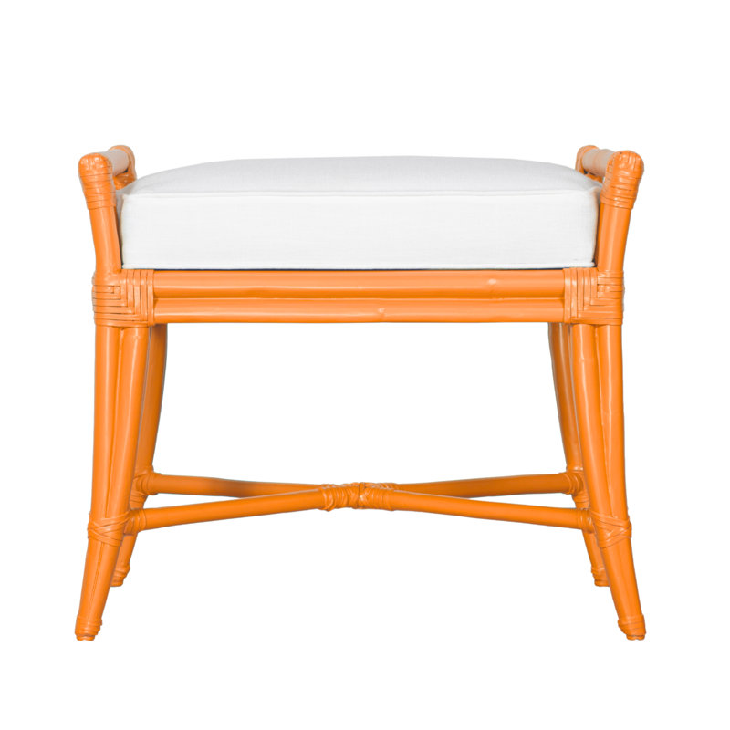 Banc rembourré Malacca, Tranche d'orange