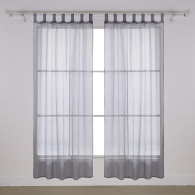 Priscillia Semi Sheer Curtain Pair
