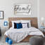 «Family Is Everything Rustic Farmhouse», art mural encadré en bois à l'arrière, 24 x 36