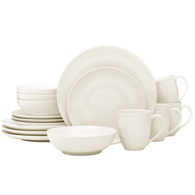 Noritake Colorwave 16-piece Coupe Dinnerware Set, Service For 4 In Naked