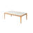 Transitional Coffee Table With Glass Top
