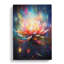 Lotus Flower Abstract - Wrapped Canvas Print-37913282