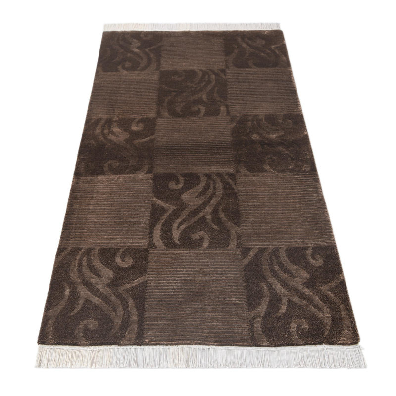 Tapis brun chocolat Outen