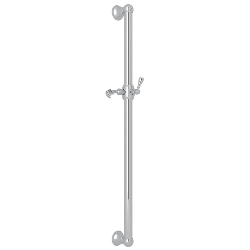 Rohl Shower Grab Bar, Polished Chrome, 38.56" W