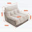Canapé Cloud à siège simple, canapé modulaire moderne avec coussin rembourré à double couche et tissu chenille respirant pour le salon et la chambre à coucher-291747958-291747961