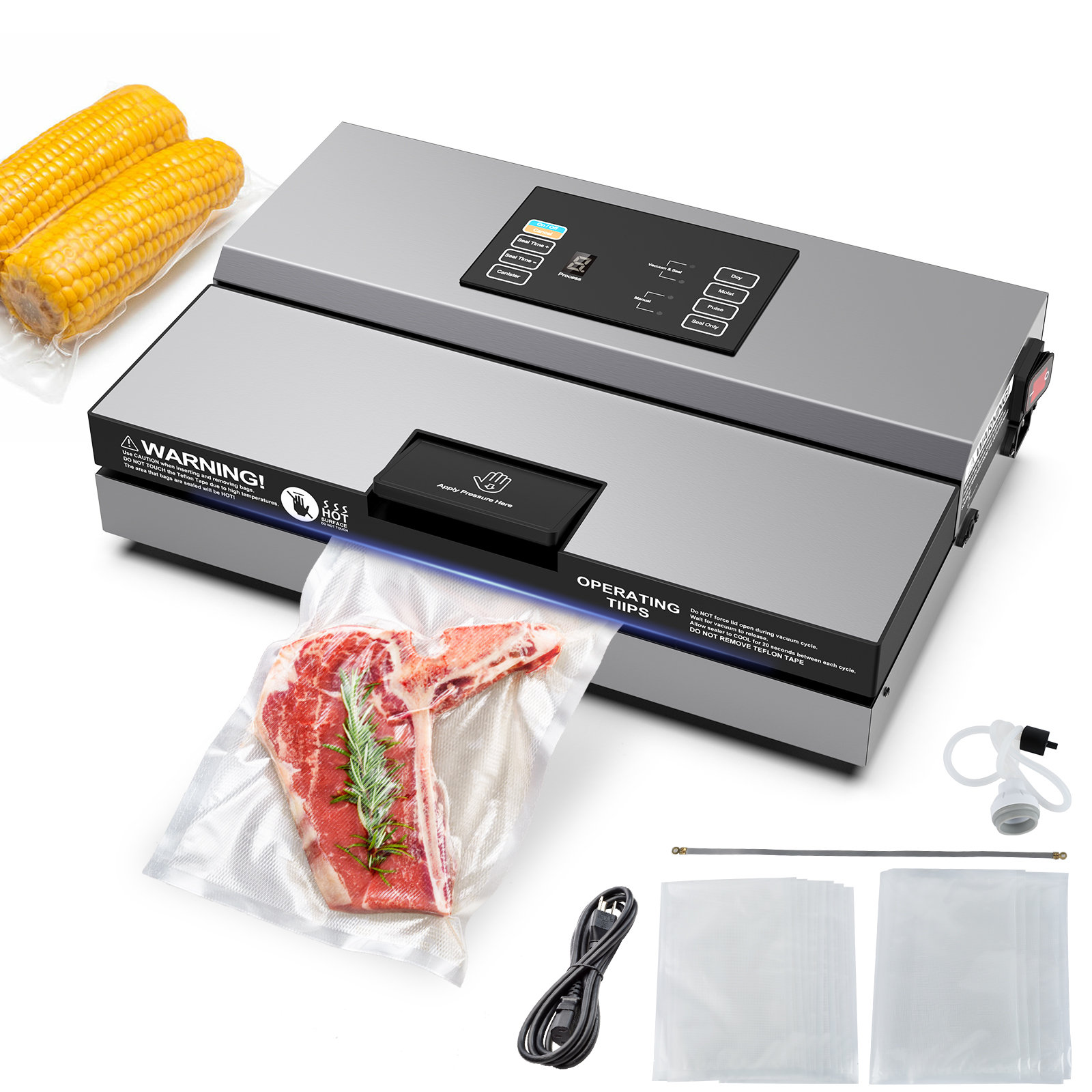 Livego 17Pcs Vacuum Seal Containers Vacuum Sealer For Food Savers, With  Automatic Pump (23.7Oz+47.3Oz Vacuum Food Storage Container) & Reviews