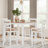 Malkin Counter Height Dining Table And 4 Barstools, Set Of 5-99374620