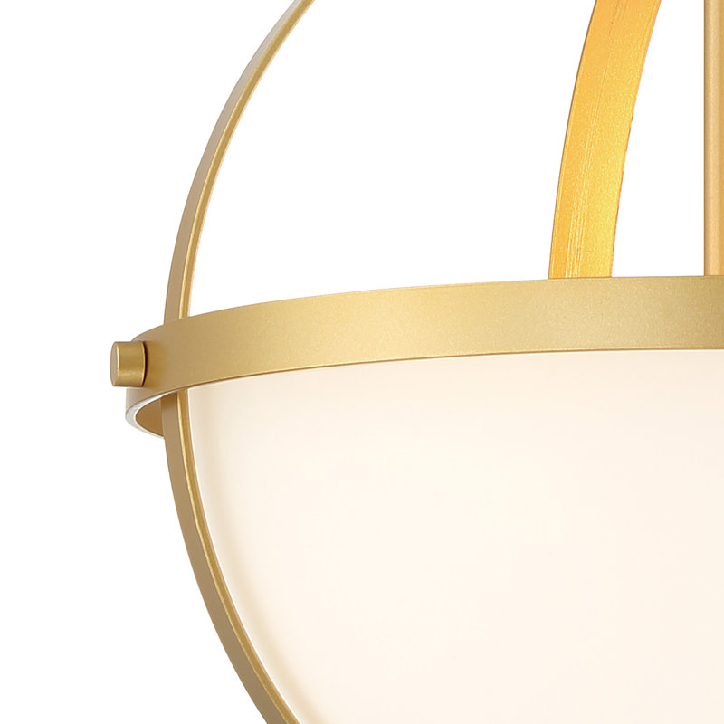 Lustre sphérique unique en acier à intensité variable certifié UL