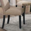 Ensemble de table de salle à manger, table avec 6 chaises d'appoint rembourrées pour la salle à manger-1130520448