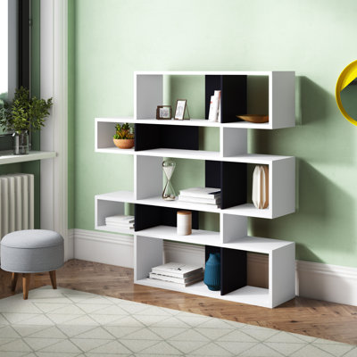 159.99cm H x 156.01cm W Geometric Bookcase