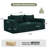 Boneless 76in Sofa Bed Loveseat Boneless Couch With 2 Pillows Modern Cloud Couch Deep Seat Futon Bed 2 Side Pockets Sleeper Sofa For Living Room, Bedroom, Small Space, Removable Sofa Cover-1821620812
