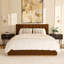 Grand lit plateforme plateforme avec tête de lit tapissier et support en lattes de bois, aucun sommier nécessaire-1858725346-1858725347