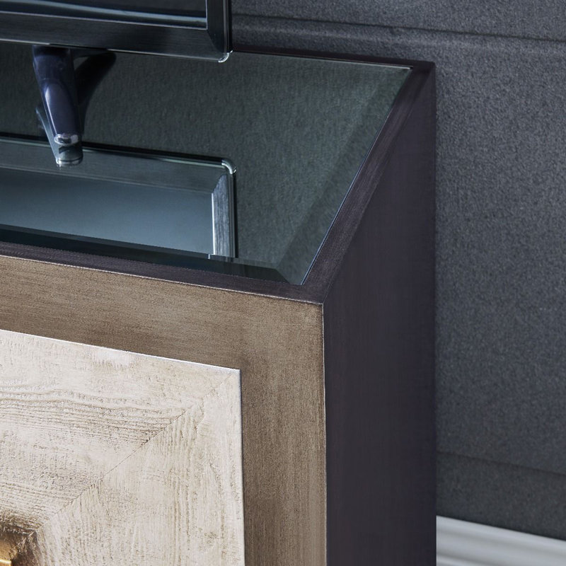Greenberg Unfinished Corner TV Stand for TVs up to 50"