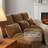 Black Chenille Modular Sectional Sofa with Movable Ottoman & USB Charger-2036178532