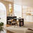 70.8" Transitional Style Kitchen Island With Extendable Dining Table For 2-4 People, Rolling Kitchen Island Table With Storage And Charging Station