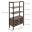 Alezae 121.5cm H x 68cm W Iron Standard Bookcase-1029162851