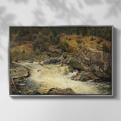 The Lone Boat, North Woods Club, Adirondacks, 1892 - Winslow, toile tendue avec châssis Homer