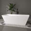 Baignoire de trempage autoportante en acrylique 67 po Fslefay