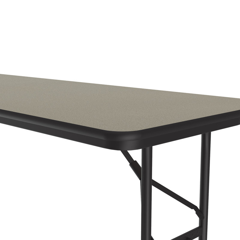 Table pliante rectangulaire réglable, Sable Savannah, 32" H x 96" W x 36" D