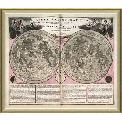 Tabula Selenograpgica Framed Graphic Art