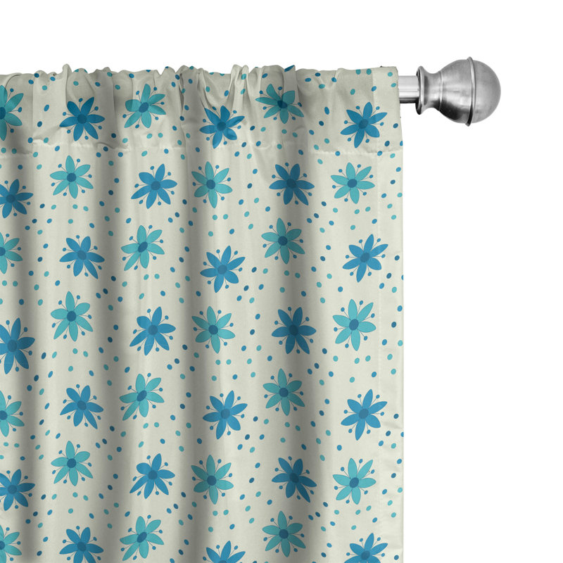 Rideaux 4 panneaux East Urban Home, L 56 po x L 84 po