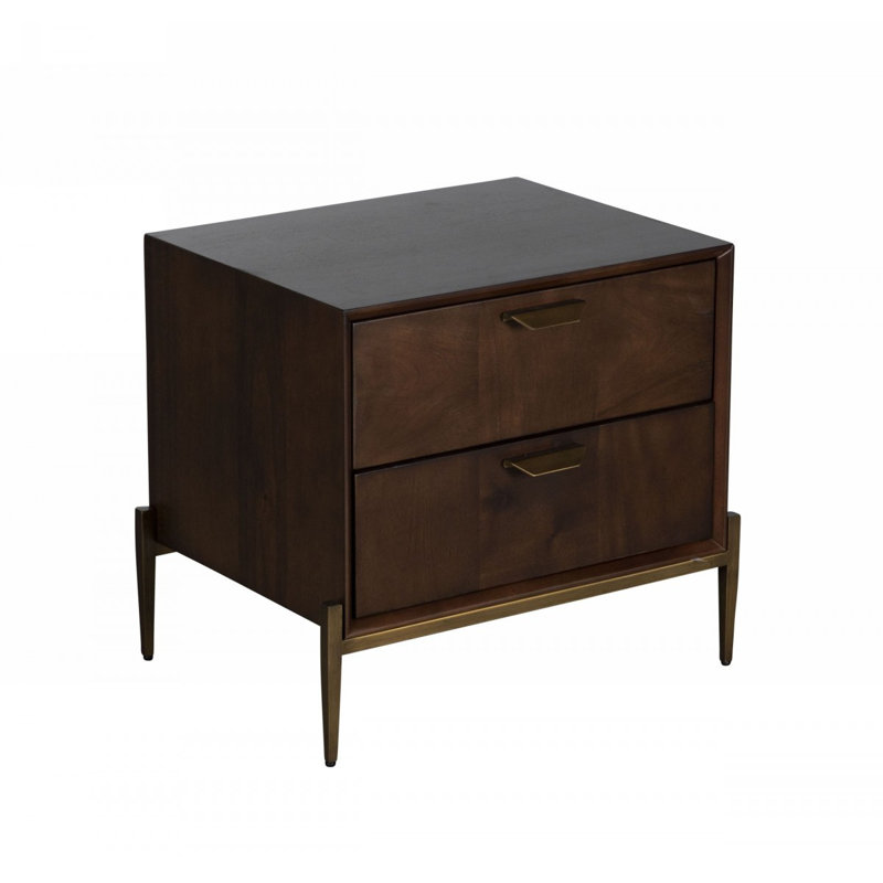 Table de chevet 2 tiroirs Jamell