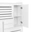 Armoire à chaussures multifonctionnelle à panneau de particules compacte pour vestibule