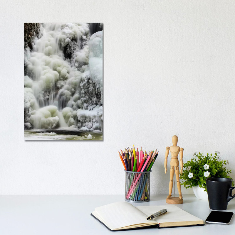 Poland, Karkonosze, Kamienczyk Waterfall by Mikolaj Gospodarek - Wrapped Canvas Print, 20.32 cm H x 30.48 cm W