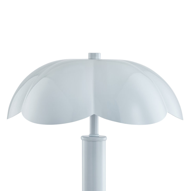 Lampe de table 15,25 "en métal avec abat-jour bleu, Bleu, Bleu