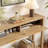 33.46''Console Table With 2 Drawers And Open Storage Shelf,Hallway & Foyer,Farmhouse Accent
