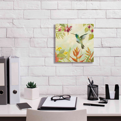 «Hummingbirds Song III» par Silvia Vassileva, reproduction sur toile tendue