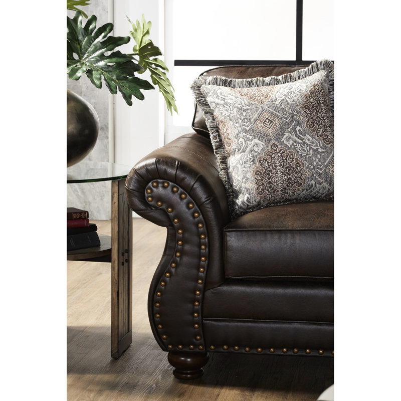 Chaise transitionnelle en similicuir avec rembourrage supplémentaire et base de qualité rembourrée de couleur profonde