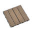 Paquet de tuiles de patio pour terrasse en bois et en plastique 22 WPC