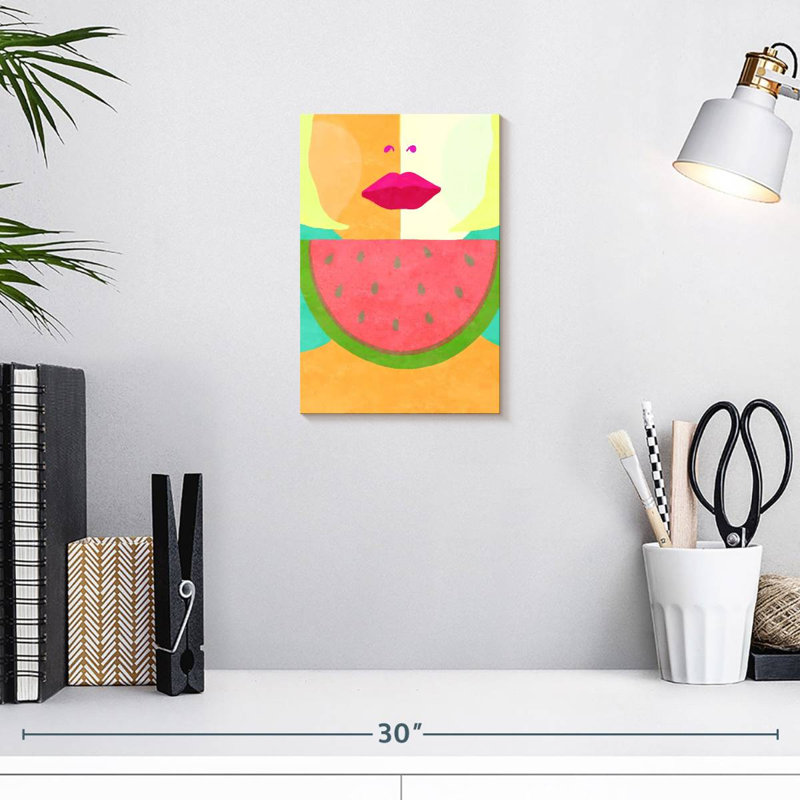 Leisha Watermelon Sugar Disco, 12" H x 8" W