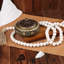Guirlande de perles de ferme en bois avec des pampilles rustique Country Decor