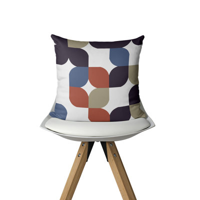 Aria Mid-Century Geometric Indoor Pillow Cover