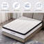 Matelas hybride 12 po avec mousse à mémoire de forme et ressorts ensachés individuellement - Soulagement de la pression et alignement de la colonne vertébrale, support de bord amélioré et isolement du mouvement, emballage comprimé-1057193054