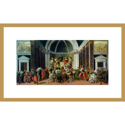 «The Story of Virginia» par Sandro Botticelli - Estampe numérique encadrée