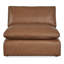 Canapé modulaire en cuir caramel Emilia-106845957