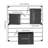 19.69" Wall Pot Planter with 3 Pots-1001071218
